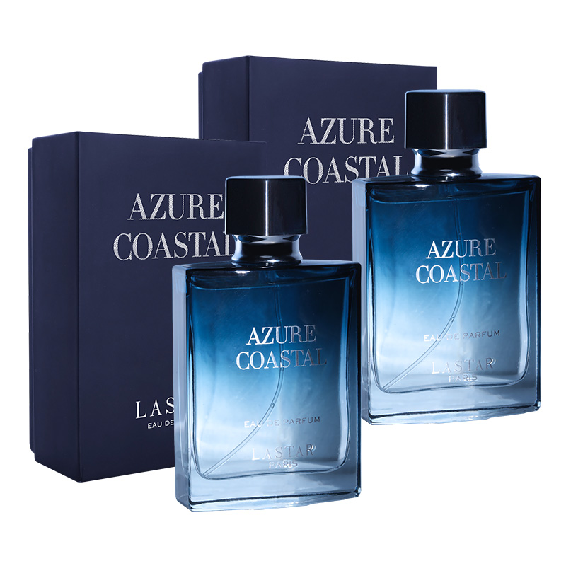 Home Fragrance Gift - LASTAR Perfumy męskie, dwie butelki o