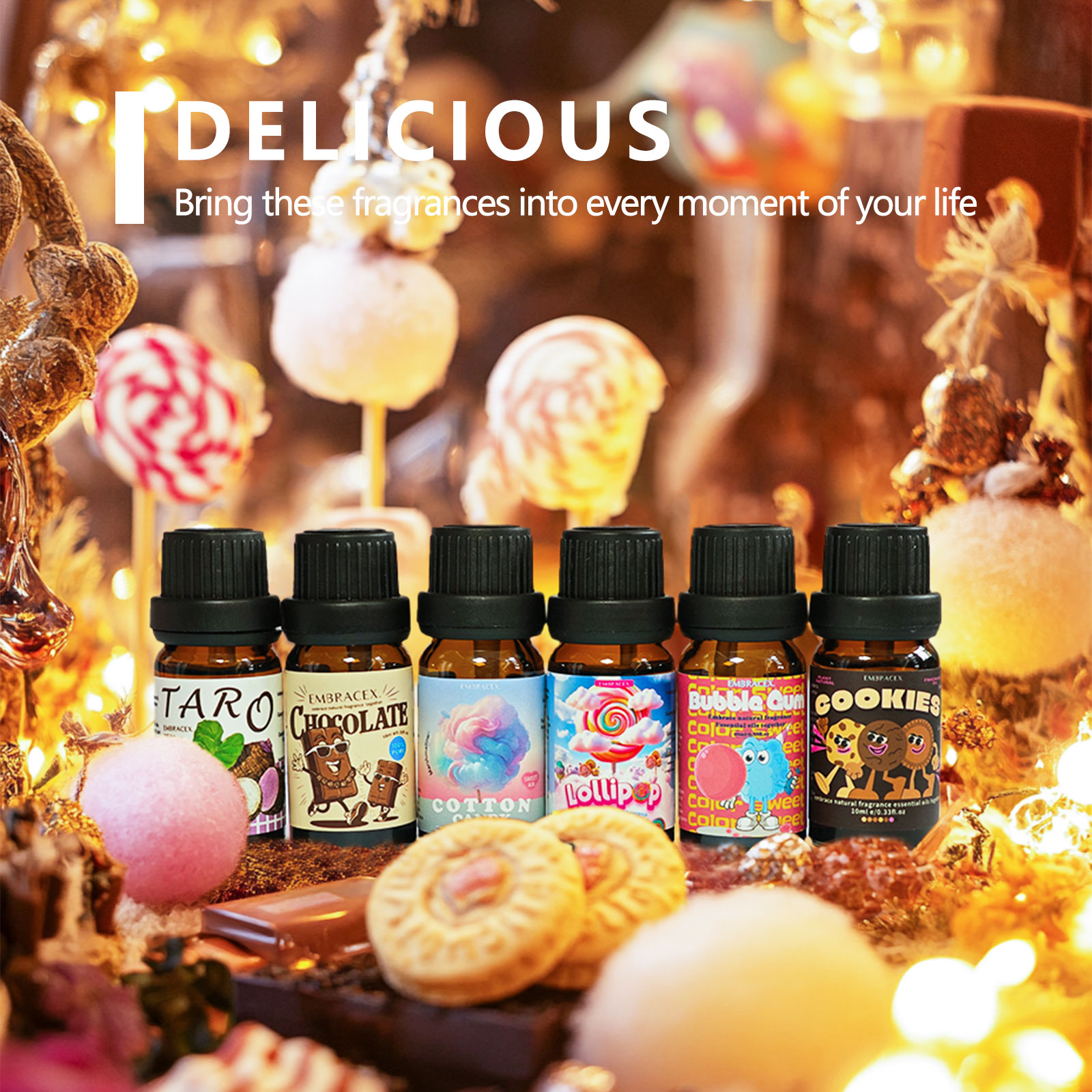 6 szt./1 zestaw Pysznych Olejk – Home Fragrance Usa recenzja i cena